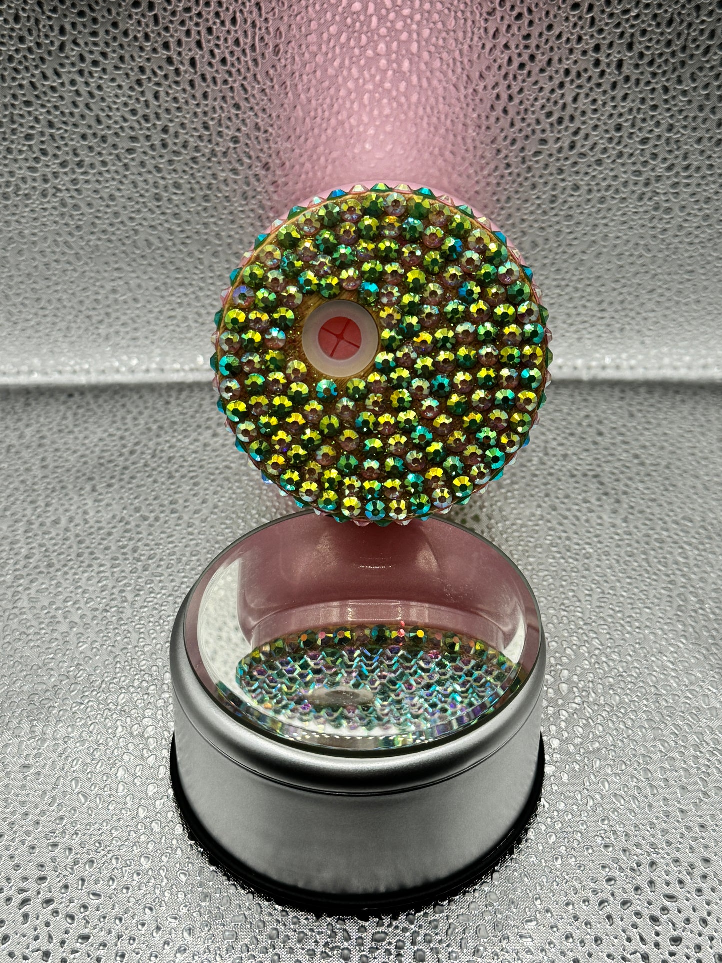 Pink & Green Shimmer Diva Cup